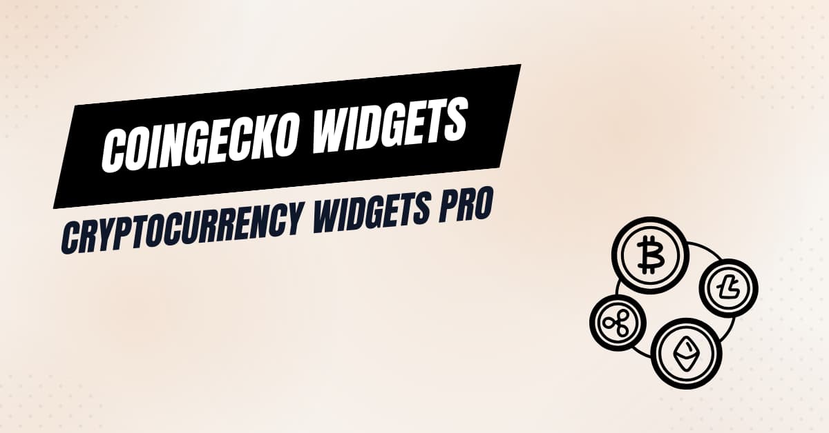 CoinGecko Widget Demo - Cryptocurrency Widgets Pro