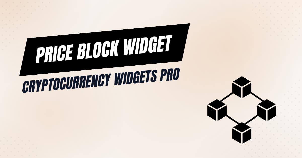 Block Photo Widget Game Crypto Price Block Widgets Demo - Cryptocurrency Widgets Pro